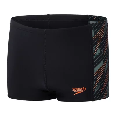 Speedo Hyper Boom Panel Maillot de bain pour garçon Noir/bleu