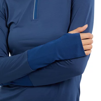 Neteson T-Shirt Sport Femme Manches Longues – Haut Fitness Yoga Running Séchage Rapide, Respirant Avec Trou Pouce, Protection UV, Coupe Ajustée
