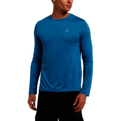 T-shirt de sport à manches longues pour hommes, haut d