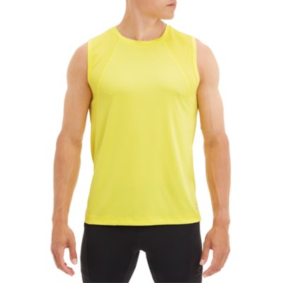 Débardeur Homme Sport INSFITY - Sans Manches Col Rond Respirant Séchage  Rapide pour Fitness Running - Bleu