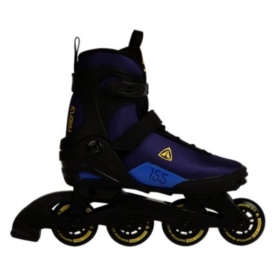 roller en ligne pilot du 26 au 29 + patin à glace adulte - enfant mixte  noir/bleu croxer - Conforama