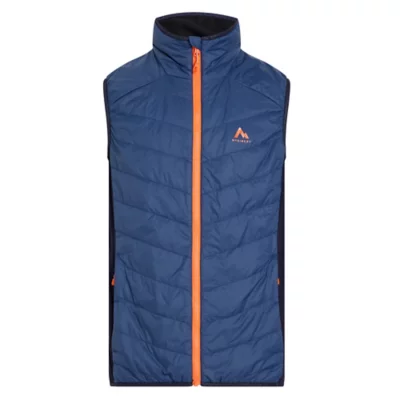 Gilet De Randonnée REI Homme 2XL - Polaire Bleue Avec Fermeture éclair Intégrale