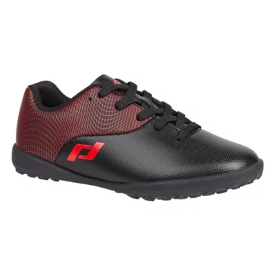 Vizari Striker FG Chaussures de football (tout-petit/petit enfant/grand enfant), Noir/argenté, 1 tout-petit