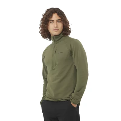 Polaire demi-zip homme Essential Lightwarm SALOMON