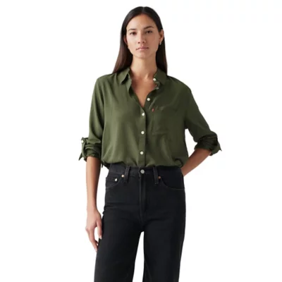 Chemise Manches Longues Tailored Sportsman ICEFIL - Noir/vert/bourgogne, Zippée, Taille XS