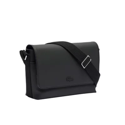Sacoche Adulte Messenger Noir LACOSTE INTERSPORT