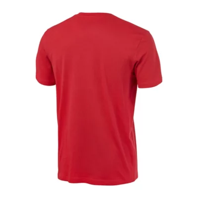 T-Shirt Femme HEAD Club Basic - Mélange Polycoton, Col Rond, Logo HEAD - Rouge Taille XL