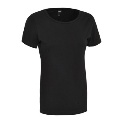 T-shirt manches courtes noir femme
