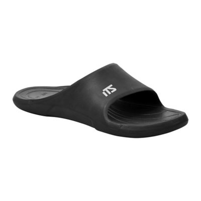 Claquettes De Piscine Homme Slippers NOIR ITS INTERSPORT