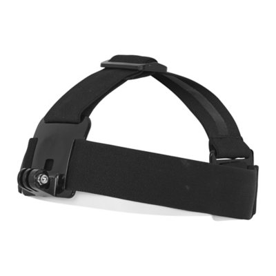 Bandeau de fixation frontale - elastique - avec pivot orientable pour  camera GoPro