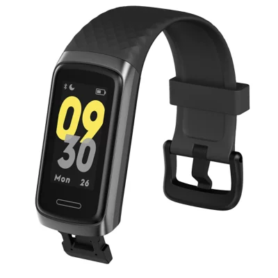 Strap-it Clip En Silicone - Compatible Pour Fitbit Luxe (noir