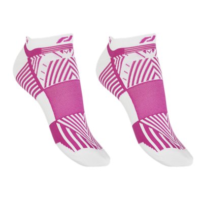 Chaussettes de sports | 2 paires | Femmes et Hommes | Blanc/Rose/Gris