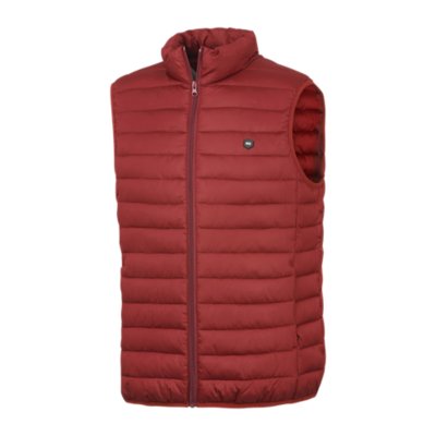 doudoune homme sans manche rouge