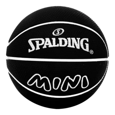 Mini-ballon De Basketball SPALDEEN MINI BLACK Noir SPALDING