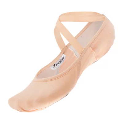 Chaussons De Danse Adulte 1/2 Pointe Bi Semelle Stretch Rose - Main Image
