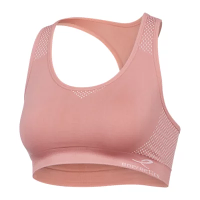 Soutien-gorge de sport Paloma rose Girlfriend Collective en solde