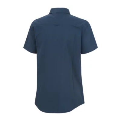 Chemise De Randonnée Et Pêche Ventilée Pour Homme - World Wide Sportsman - Taille XL, Manches Courtes, Plusieurs Poches - Jaune Vif