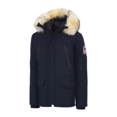 Garçon Manteau À Capuche Couleur Unie Hiver Veste Légère - Temu Canada