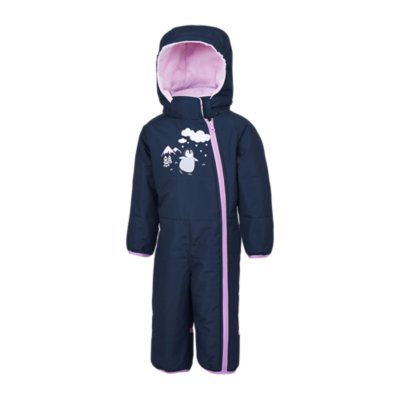 Combinaison Neige Bébé 0-24 Mois Maeau - Grenouillère Chaud Polaire à Capuche - Double Fermeture Éclair Pour Changes Faciles