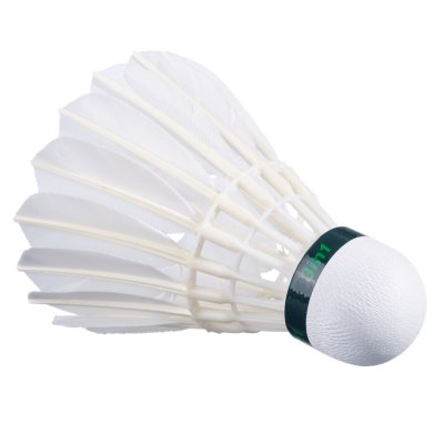 volants de plumes de badminton isolés avec chemins de détourage