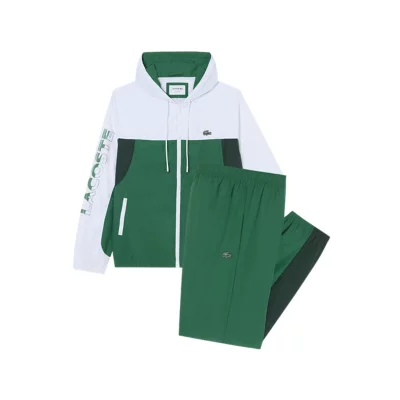 Ensemble Homme Urban Blanc et vert LACOSTE INTERSPORT