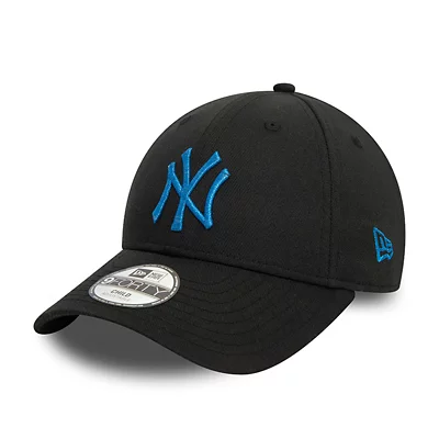 Casquette Baseball NY Bleue Et Noire - Graphisme Années 70 - Marque Hip Hop Honour - Taille Unique - Neuf