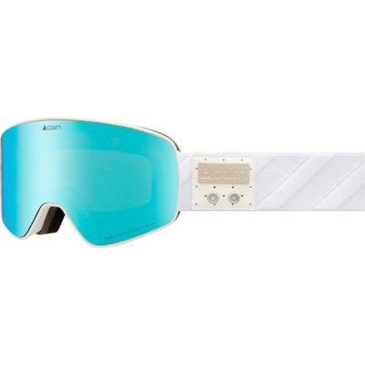 Dope Flush 2X-UP Masque de ski Homme White W/White Green Mirror