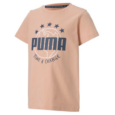 tee shirt puma enfant beige