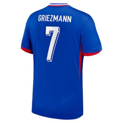 maillot de football floqué homme équipe de france domicile antoine griezmann 2024