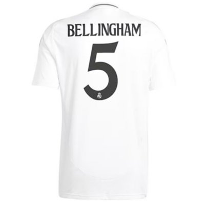 maillot de football floqué homme real madrid domicile jude bellingham 24/25