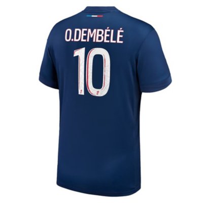 maillot de football floqué homme paris saint-germain stadium domicile ousmane dembélé 24/25