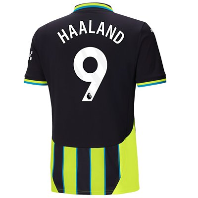 maillot de football floqué homme manchester city extérieur replica erling haaland 24/25