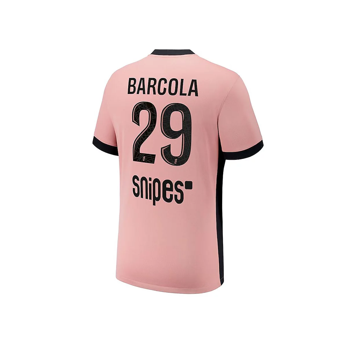 maillot de football homme paris saint-germain third bradley barcola 24/25