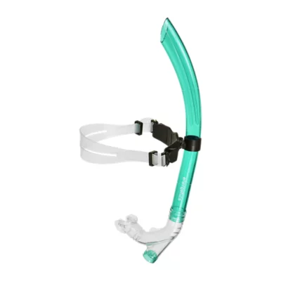 Tuba de natation pour nage en longueur, équipement de plongée en apnée pour nageurs adultes pour l'entraînement au tuba en piscine et en eau libre, embout buccal en silicone confortable monté au