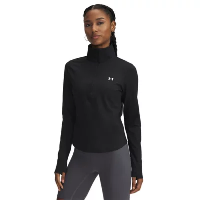 IWoo Haut Manches Longues Femme 1/4 Zip – T-Shirt Sport Respirant Randonnée Cyclisme Yoga