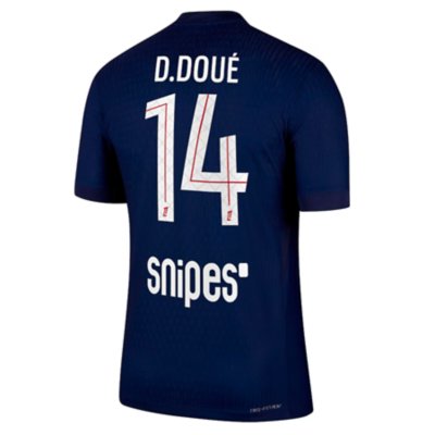 maillot de football floqué homme psg stadium domicile désiré doué 25/26