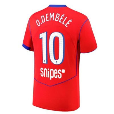 maillot de football floqué homme psg stadium third ousmane dembélé 25/26