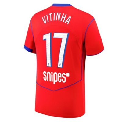 maillot de football floqué homme psg stadium third vitinha 25/26