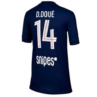 maillot de football floqué enfant psg stadium domicile désiré doué 25/26