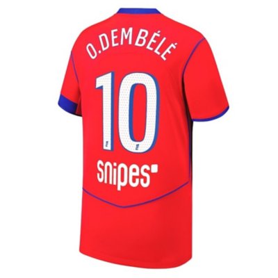 maillot de football floqué enfant psg stadium third ousmane dembélé 25/26