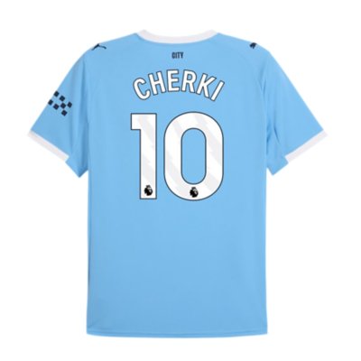 maillot de football floqué homme manchester city fc domicile replica rayan cherki 25/26