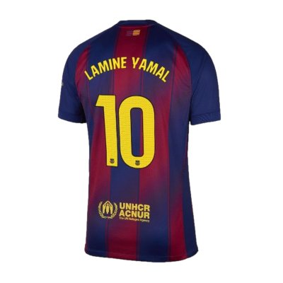 maillot de football homme fc barcelone stadium domicile lamine yamal 25/26