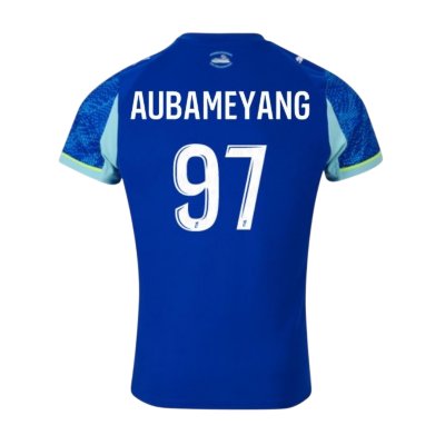 maillot de football floqué homme om third replica pierre-emerick aubameyang 25/26