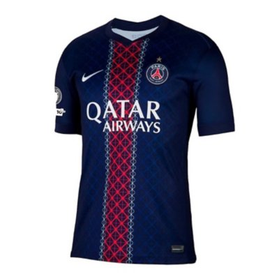 maillot de football homme stadium psg domicile 25/26 avec badge champions d'europe