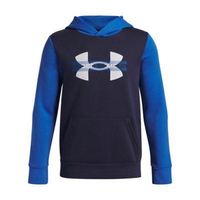 Under Armour Sweatshirt A Capuche Garcon Rival Fleece Colorblock Graphic