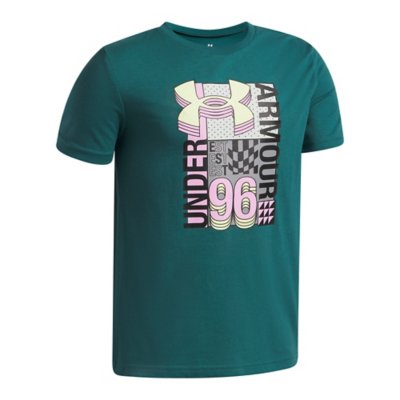 Under Armour Tee Shirt A Manches Courtes Garcon Logo Collage