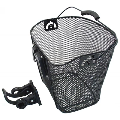 Panier Velo Enfant Panier De Vélo Avant/arrière En Fer – Robuste, Détachable, Facile à Installer, Pour VTT Et Route