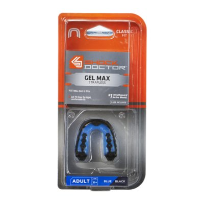 Protège dents noir Shock Doctor Gel max pour enfant - Univers Crampons