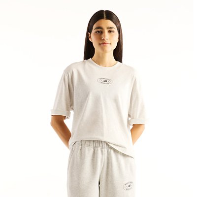 New Balance Tee Shirt A Manches Courtes Femme Reimagined Relaxed