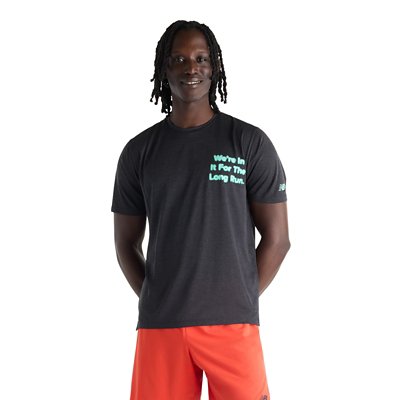 New Balance Tee Shirt De Running A Manches Courtes Homme Rc Essential Graphic